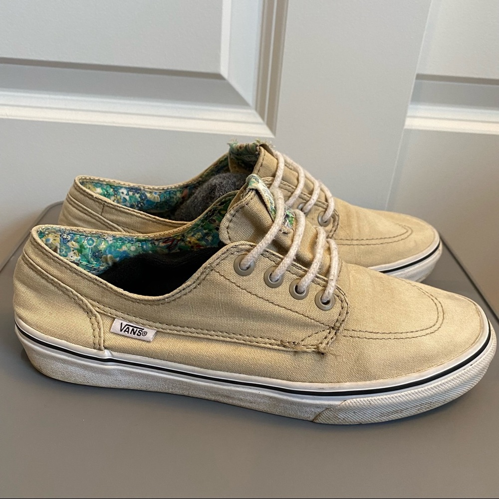 Vans limited edition tan shoes